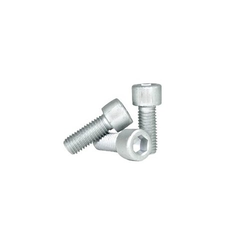 #4-40 Socket Head Cap Screw, Zinc Plated Alloy Steel, 5/16 In Length, 100 PK